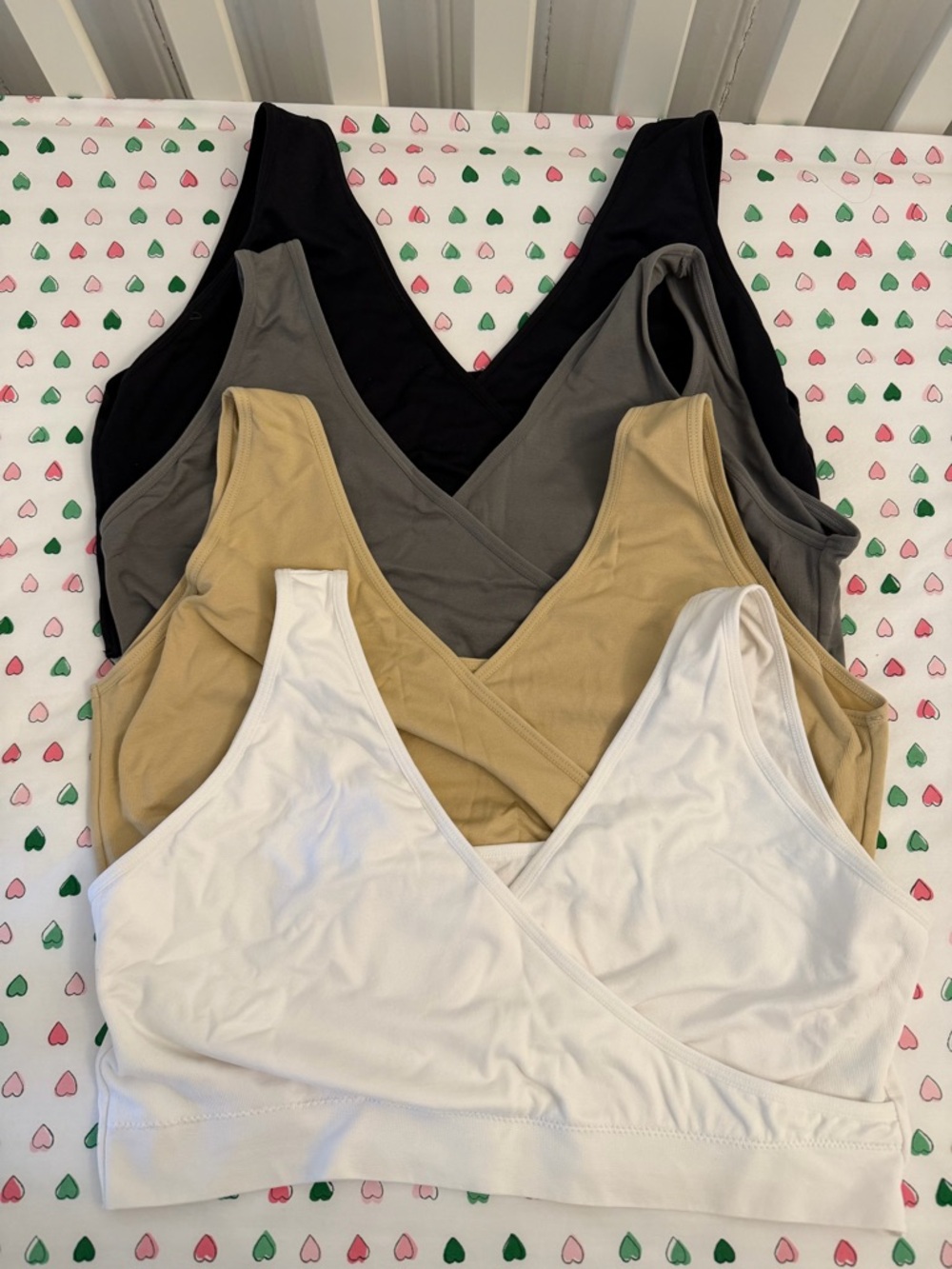 NEW Caramel Seamless Nursing Bras- never worn set of 4. Never worn washed once
